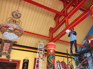 Klenteng Eng An Kiong Kota Malang Berbenah Jelang Imlek
