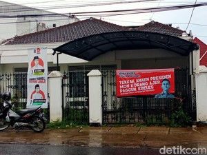 Spanduk Kecam Gibran di Jalan Kaliurang Malang Dicopot