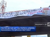 Protes Bayar UKT Via Fintech Lending, Mahasiswa ITB Geruduk Rektorat
