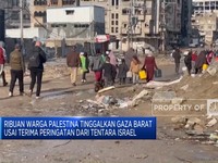 Terima Peringatan Dari Israel, Ribuan Warga Palestina Tinggalkan Gaza