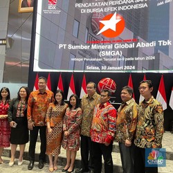 Debut Perdana, Saham Emiten Nikel dan Batubara (SMGA) Lompat 34,29%