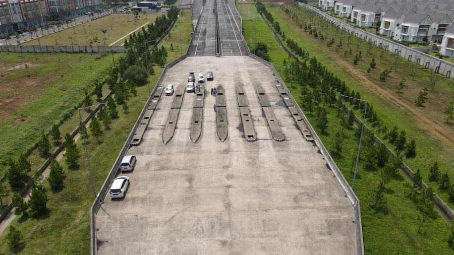Gerbang Tol KM 149 Gedebage yang hilang. (Dok. Jasa Marga)