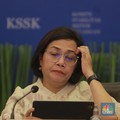 Sri Mulyani Bilang Gini Soal Jokowi Makin Gencar Bagi Bansos