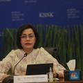 Sri Mulyani Happy! APBN Tekor Tipis, Rasio Utang Turun