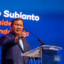 Prabowo Bagi Pengalaman Main Pasar Modal-Jawab Kritik Food Estate