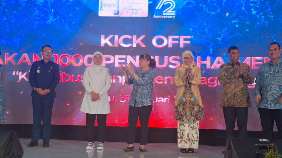 Kick Off Pengusaha Mengajar & HUT APINDO ke-72 Tahun, Rabu (31/1/2024).