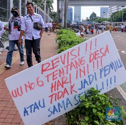 Massa Apdesi 'Geruduk' Gedung DPR/MPR/DPD Lagi, Hindari Jalan ini