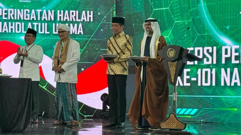 Peresmian peletakan batu pertama (groundbreaking ceremony) untuk pembangunan Kampus Mohamed Bin Zayed College for Future Studies (MBZ CFS) di UNU Yogyakarta, (31/1/2024). (Dok. KBRI Abu Dhabi)