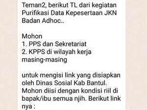 KPPS dan PPS Bantul Diminta Isi Data Nama Ibu Kandung, Ini Kata Dinsos-KPU
