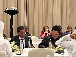 Erick Thohir & Pahala Rapat Bareng UEA, Bahas Blok Migas-Kereta Bali