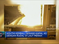 Video: Lagi, Rudal Houthi Hantam Kapal AS di Laut Merah