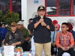 Jaga Inflasi, Wagub Kalteng Tinjau Pasar di Wilayah Barito Utara