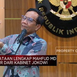 Video: Pernyataan Lengkap Mahfud MD Mundur Dari Kabinet Jokowi