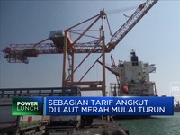 Video: Sebagian Tarif Angkut di Laut Merah Mulai Turun