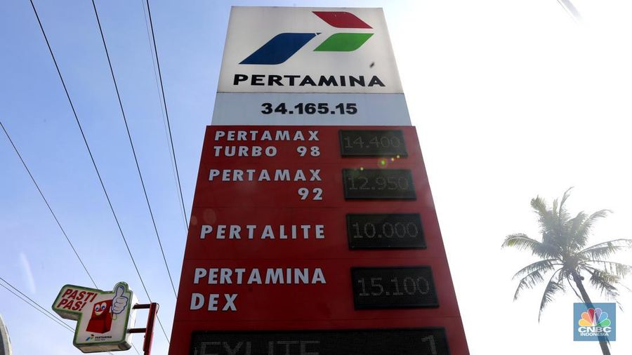PT Pertamina (Persero) per 1 Februari 2024 ini tidak mengubah harga Bahan Bakar Minyak (BBM) khususnya BBM non subsidi di seluruh SPBU yang ada di Indonesia, Kamis (1/2/2024). (²©²ÊÍøÕ¾/Muhammad Sabki)