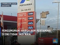 Tidak Naik, Segini Harga BBM Pertamina 1 Februari 2024 di DKI