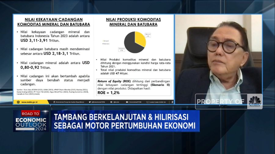 Kebijakan Mendorong Sektor Minerba Sebagai Motor Pertumbuhan RI (CNBC Indonesia TV)