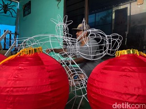 Intip Kesibukan Kampung Lampion Kota Malang Banjir Pesanan Jelang Imlek