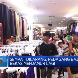 Video: Sempat Dilarang, Pedagang Baju Bekas Menjamur Lagi