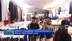 Video: Sempat Dilarang, Pedagang Baju Bekas Menjamur Lagi