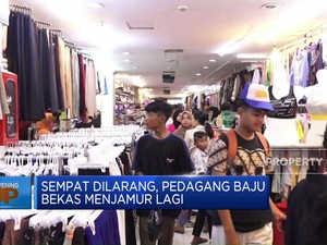 Video: Sempat Dilarang, Pedagang Baju Bekas Menjamur Lagi