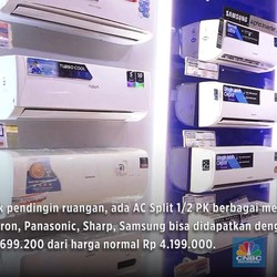 Diskon Gede-gedean, Harga AC 1/2 PK Cuma Rp 2,6 Juta di Transmart