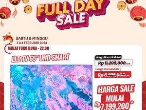 Wow! LED TV 65 Inch di Transmart Full Day Sale Hemat Rp 4 Jutaan