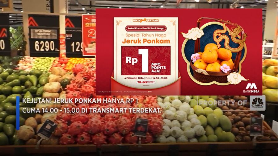 Kejutan! Jeruk Ponkam Hanya Rp1 di Transmart (CNBC Indonesia TV)