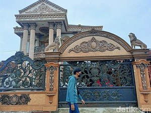 Megahnya Rumah Mantan Kades yang Rayakan Ultah Mewah Anak di Palembang