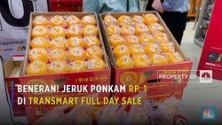 Beneran! Jeruk Ponkam Rp 1 di Transmart Full Day Sale