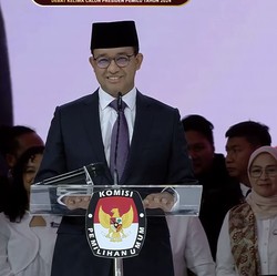 Bahasa Isyarat Anies Viral di Medsos, Ini Artinya