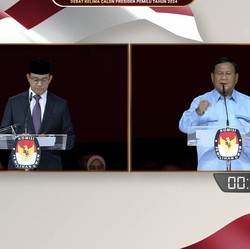 Momen Langka, Saat Anies Mengangguk Setuju dengan Prabowo di Debat