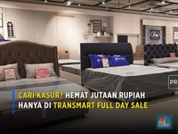 Ada Diskon 50%+20%, Harga Kasur Cuma Segini di Transmart Full Day Sale