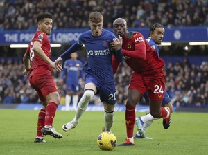 Chelsea Tertinggal 1-2 dari Wolves di Babak I
