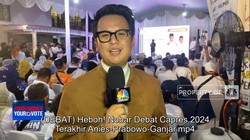 Video: Heboh! Nobar Debat Capres 2024 Terakhir Anies-Prabowo-Ganjar