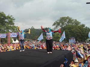 Tari Umbul Meriahkan Kampanye Prabowo-Gibran di Sumedang