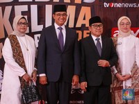 Detik-Detik Anies-Cak Imin Tiba di JCC, Buka 