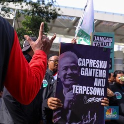'Heboh' Pendukung Ganjar-Mahfud Jelang Debat Kelima Capres