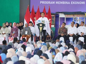 Jokowi Puji Basreng-Peyek Nasabah PNM Mekaar Tembus Ekspor