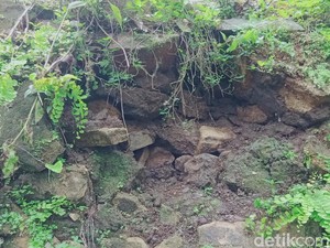 Waspada! Retakan Muncul di Talut Tebing Desa Ngandong Klaten