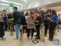 Jeruk Ponkam Rp 1 Diserbu, Pelanggan Transmart Rela Menunggu 1 Jam