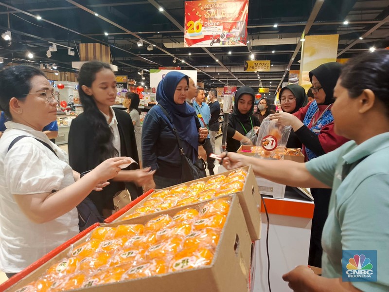 Transmart (CNBC Indonesia/Rosseno Aji Nugroho) Transmart (CNBC Indonesia/Rosseno Aji Nugroho)