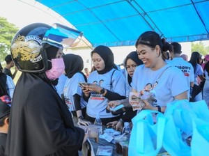Barisan RFG & Komunitas Motor Gelar Tebus Murah 1.000 Sembako di Mubar