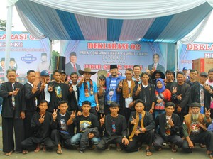 Peternak Domba-Tukang Cukur Garut Deklarasi Dukung Prabowo-Gibran