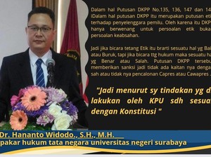 Kata Pakar Unesa-Wakil Rektor UB soal Sanksi KPU dan Pencalonan Gibran