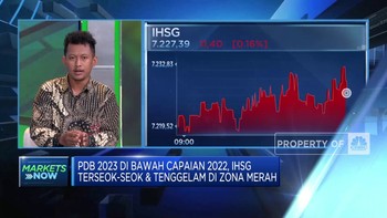 Video: Ekonomi RI Melambat, IHSG Terseok & Tenggelam di Zona Merah