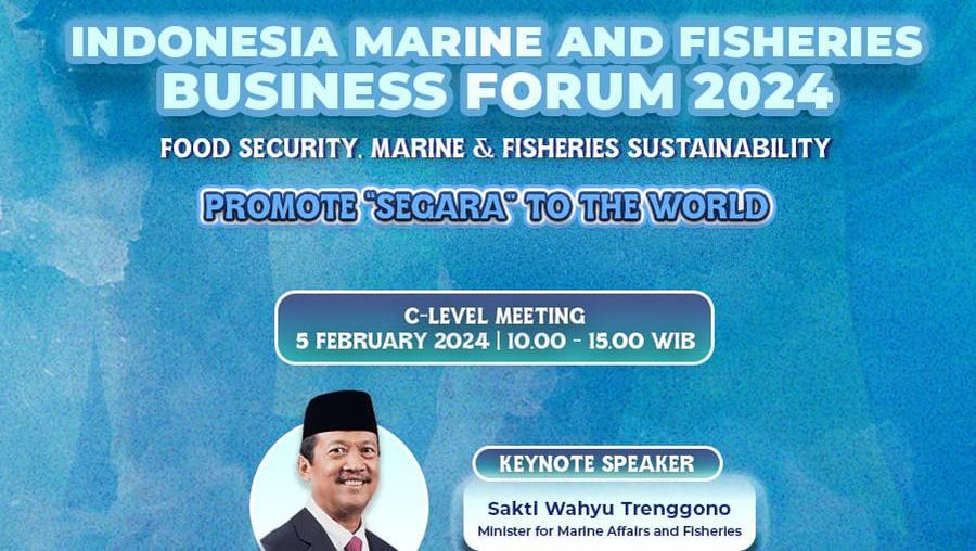Marine And Fisheries Business Forum 2024, Senin (5/2/2024). (CNBC Indonesia TV)