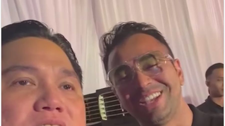 Menteri BUMN Erick Thohir dan Raffi Ahmad