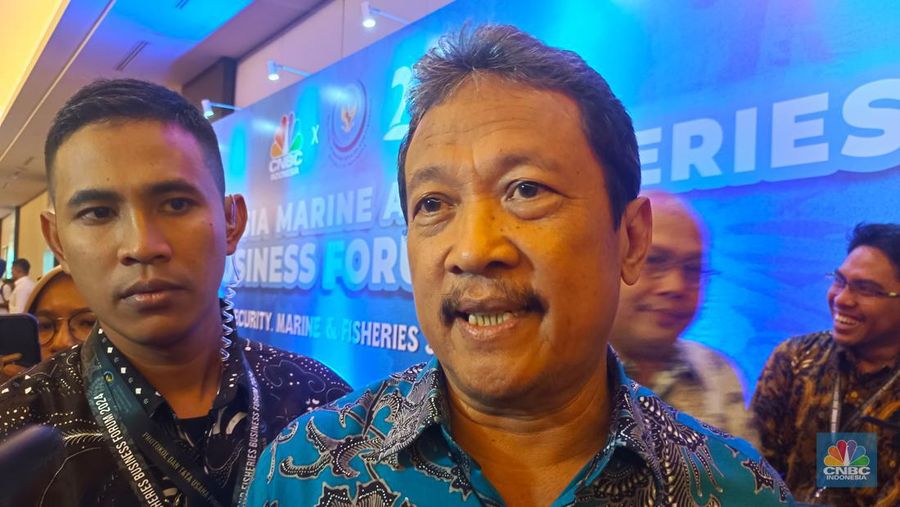 Menteri Kelautan dan Perikanan (MenKP), Sakti Wahyu Trenggono. (CNBC Indonesia/MArtyasari Rizky).