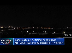 AS & Inggris Serang Houthi Lagi